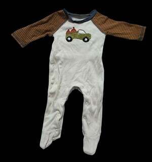 Mud Pie Baby Boy Crochet Sleeper, Truck, 0-3 Months k4